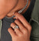 NXS Cross Ring White Gold
