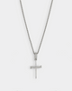 NXS Iced Nail Pendant Iced White Gold