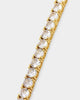 NXS Iced Cross Tennis Chain Iced Gold
