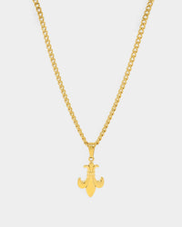 NXS Fleur Pendant Gold
