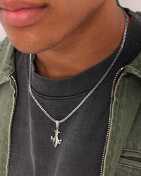 NXS Fleur Pendant Silver