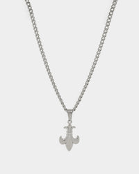 NXS Fleur Pendant Silver