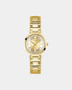 Guess Mainline Women's Crystal Clear Watch Gold