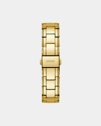 Guess Mainline Women's Crystal Clear Watch Gold