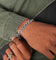 NXS Hex Cut Curb Bracelet White Gold