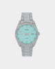 Casio MTP1302PD-2A2 Watch Silver/Turquoise
