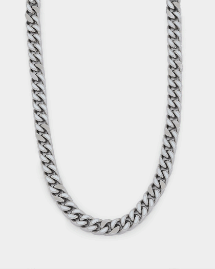 Guess Mainline X Culture Kings Glow In The Dark Necklace Silver/Glow