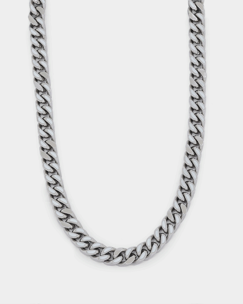 Guess Mainline X Culture Kings Glow In The Dark Necklace Silver/Glow