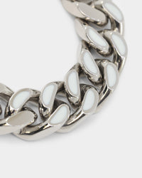 Guess Mainline X Culture Kings Glow In The Dark Necklace Silver/Glow