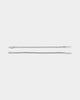 NXS Wheat Rope Bracelet Set White Gold