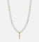 NXS Dagger Pearl Necklace Pearl/Gold