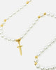 NXS Dagger Pearl Necklace Pearl/Gold