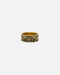 NXS Butterfly Band Ring Gold/Black