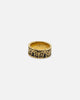NXS Butterfly Band Ring Gold/Black
