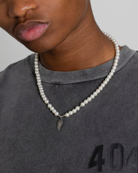 NXS Wing Pearl Chain Steel/Pearl