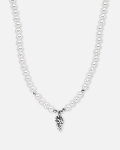 NXS Wing Pearl Chain Steel/Pearl