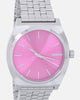 Nixon Women's Time Teller Silver/Pink