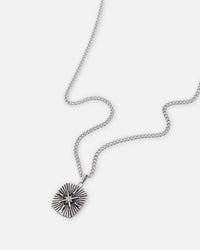 Saint Morta Aged Compass Necklace Stainless Steel