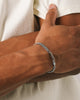 Saint Morta 5mm Cuban Bracelet White Gold