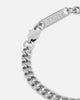 Saint Morta 5mm Cuban Bracelet White Gold