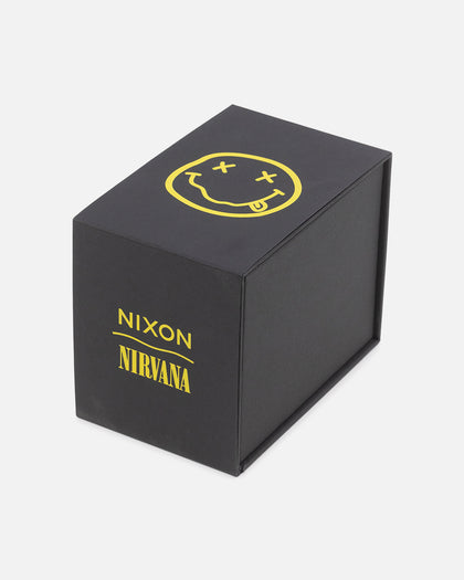 Nixon X Nirvana Sentry Wobble Watch Yellow Nirvana
