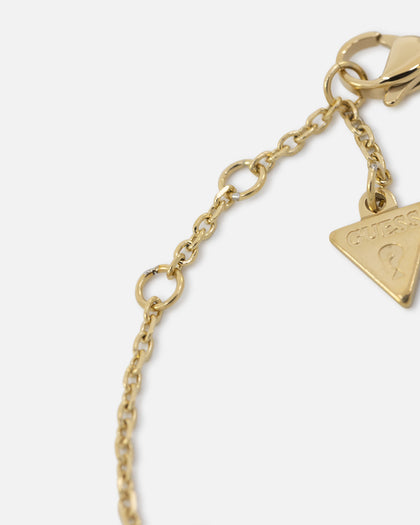 Guess Mainline Women's Modern Love Central Knot Bracelet Yellow Gold