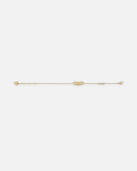 Guess Mainline Women's Modern Love Central Knot Bracelet Yellow Gold