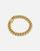 Saint Morta 10mm Cuban Bracelet Gold