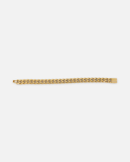 Saint Morta 10mm Cuban Bracelet Gold
