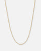 Saint Morta 2mm Micro Tennis Chain Iced Gold