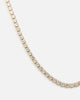 Saint Morta 2mm Micro Tennis Chain Iced Gold