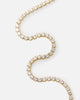 Saint Morta 2mm Micro Tennis Chain Iced Gold