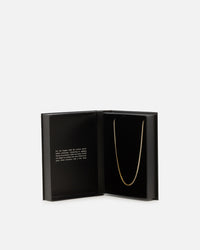 Saint Morta 2mm Micro Tennis Chain Iced Gold