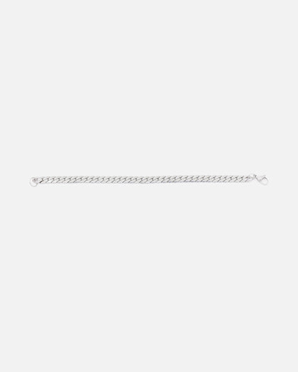 Saint Morta Flat Cuban Snake Bracelet Stainless Steel