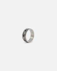 Saint Morta Heraldry Band Ring Stainless Steel