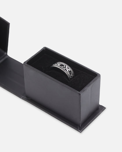 Saint Morta Heraldry Band Ring Stainless Steel
