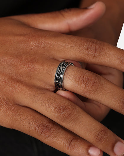 Saint Morta Heraldry Band Ring Stainless Steel