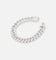 Saint Morta 14mm Interlink Bracelet Iced White Gold