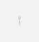 Saint Morta Dagger Earring White Gold