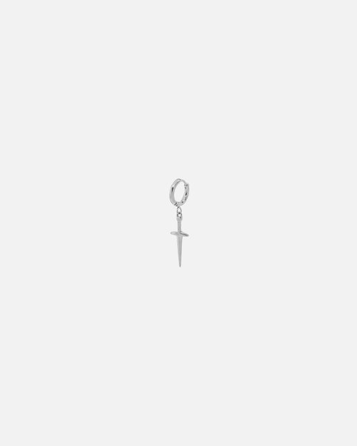 Saint Morta Dagger Earring White Gold