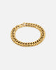 Saint Morta 12mm Double Link Bracelet Gold
