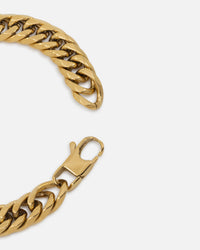 Saint Morta 12mm Double Link Bracelet Gold
