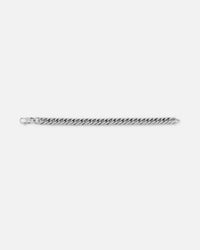Saint Morta 12mm Double Link Bracelet White Gold