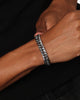 Saint Morta 12mm Double Link Bracelet White Gold