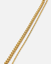 Saint Morta Franco Rope Cupid Chain Set Gold