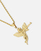 Saint Morta Franco Rope Cupid Chain Set Gold
