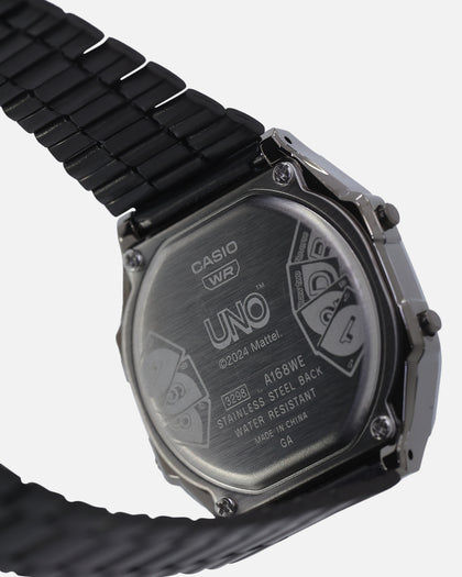 Casio X UNO A168WEUC-1A Watch Silver/Black