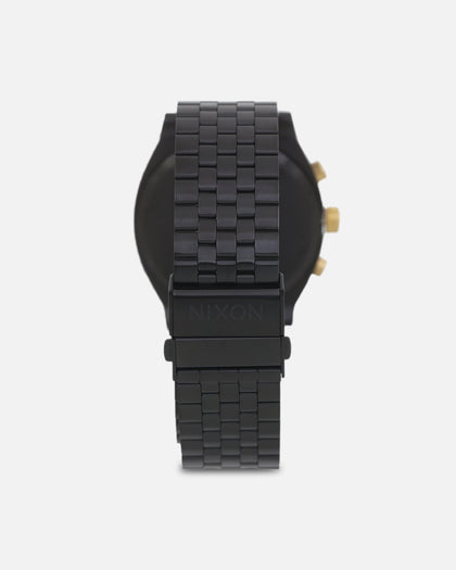 Nixon Time Teller Chrono Watch Black/Gold