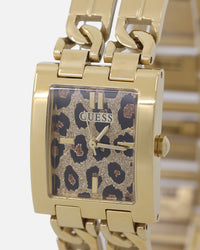 Guess Mainline Women's Mod ID Leopard Watch Gold