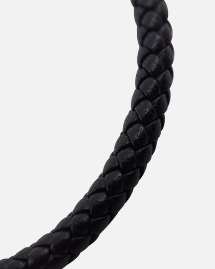 Guess Mainline 6mm Script Leather Bracelet Multi
